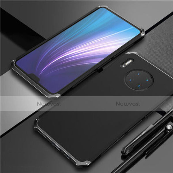 Luxury Aluminum Metal Cover Case T02 for Huawei Mate 30 Black