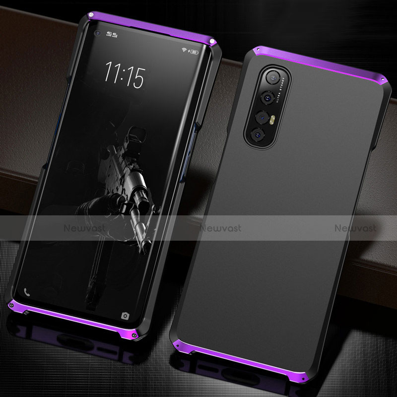 Luxury Aluminum Metal Cover Case T02 for Oppo Reno3 Pro