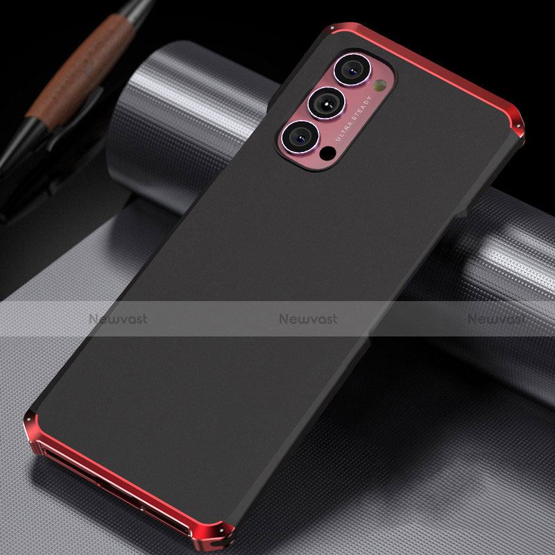 Luxury Aluminum Metal Cover Case T02 for Oppo Reno4 Pro 5G