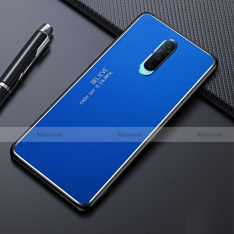 Luxury Aluminum Metal Cover Case T02 for Oppo RX17 Pro Blue