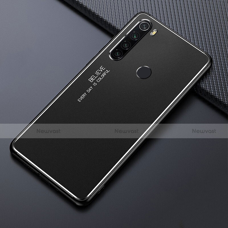 Luxury Aluminum Metal Cover Case T02 for Xiaomi Redmi Note 8T Black