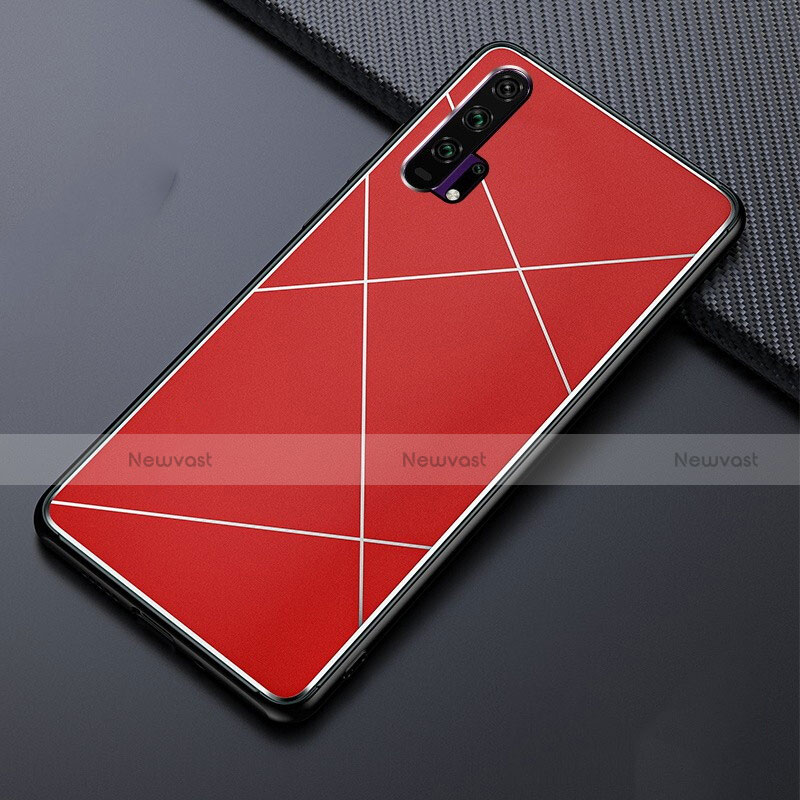 Luxury Aluminum Metal Cover Case T03 for Huawei Honor 20 Pro Red