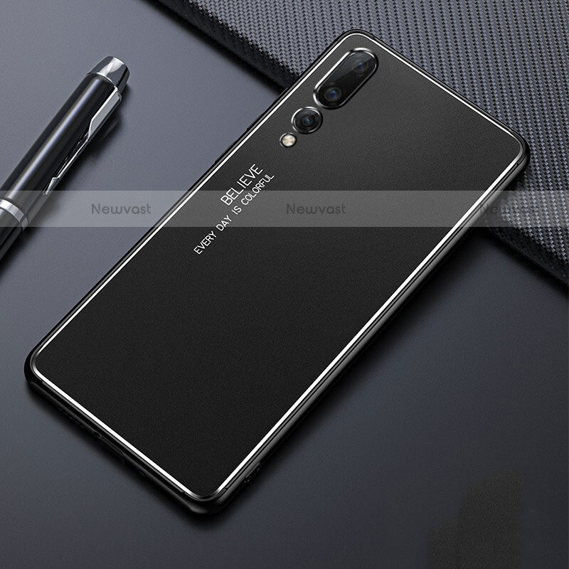 Luxury Aluminum Metal Cover Case T03 for Huawei P20 Pro Black