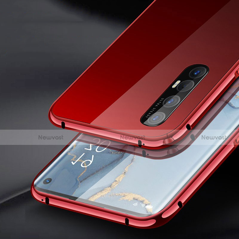 Luxury Aluminum Metal Cover Case T03 for Oppo Reno3 Pro