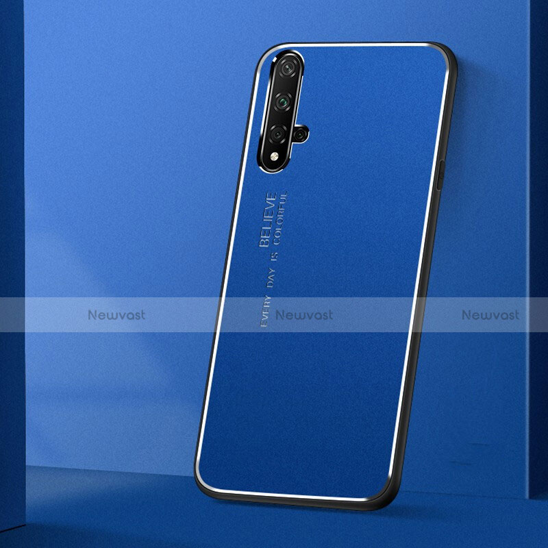 Luxury Aluminum Metal Cover Case T04 for Huawei Honor 20S Blue