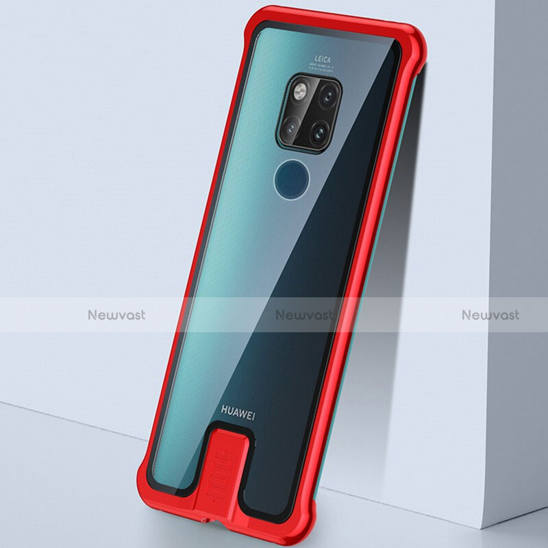 Luxury Aluminum Metal Cover Case T04 for Huawei Mate 20 X 5G Red