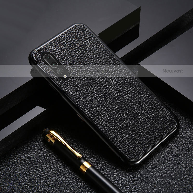 Luxury Aluminum Metal Cover Case T04 for Huawei P20 Pro Black