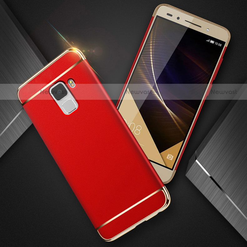 Luxury Aluminum Metal Cover for Huawei Honor 7 Red