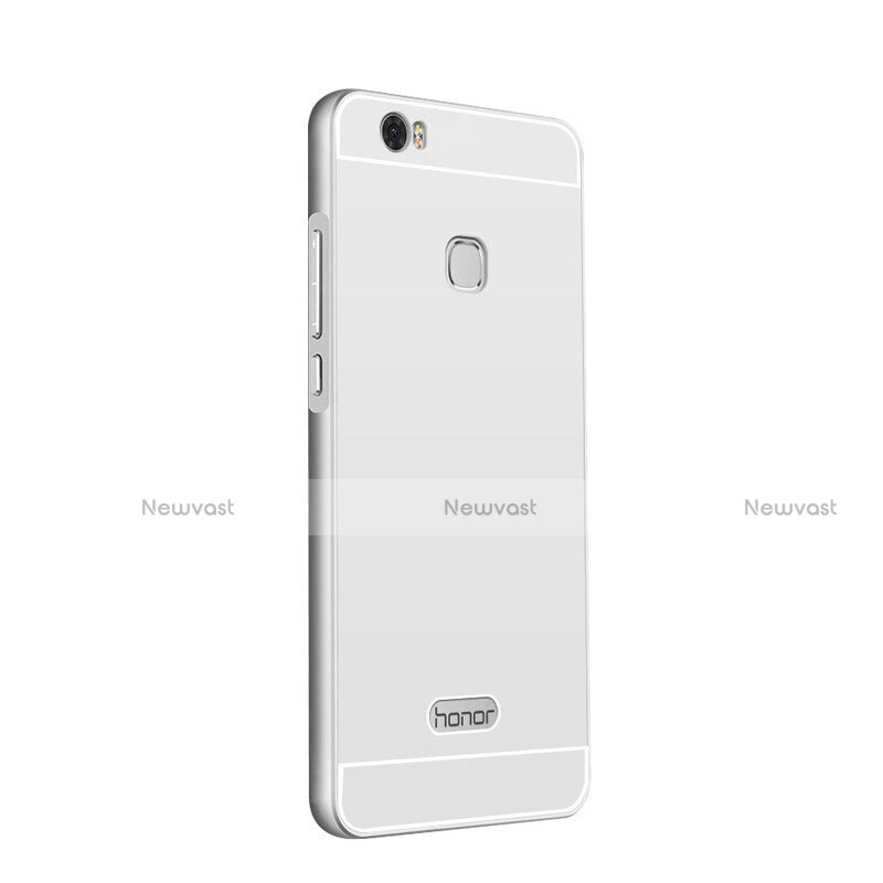 Luxury Aluminum Metal Cover for Huawei Honor Note 8 Silver