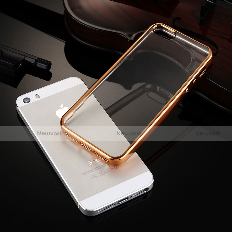 Luxury Aluminum Metal Frame Case for Apple iPhone 5 Orange