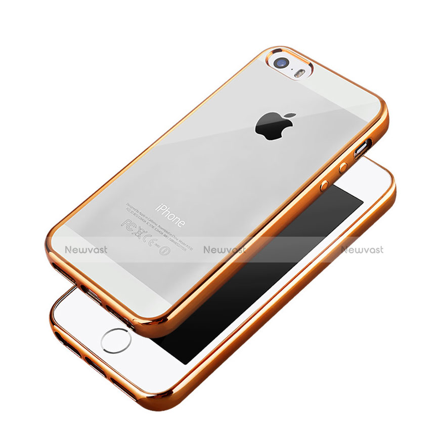 Luxury Aluminum Metal Frame Case for Apple iPhone 5 Orange