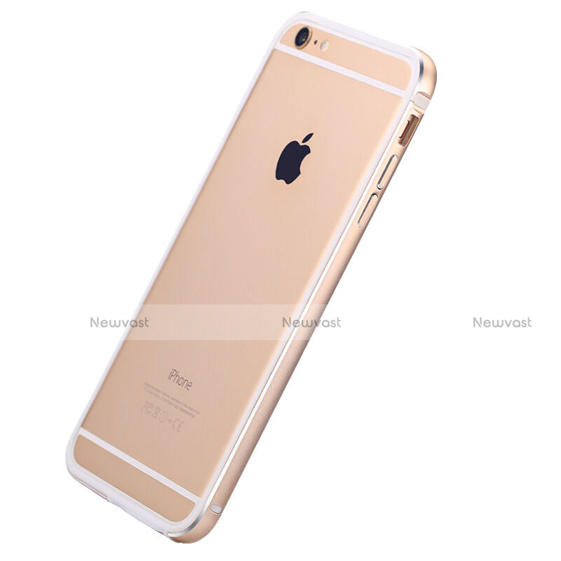 Luxury Aluminum Metal Frame Case for Apple iPhone 6 Gold