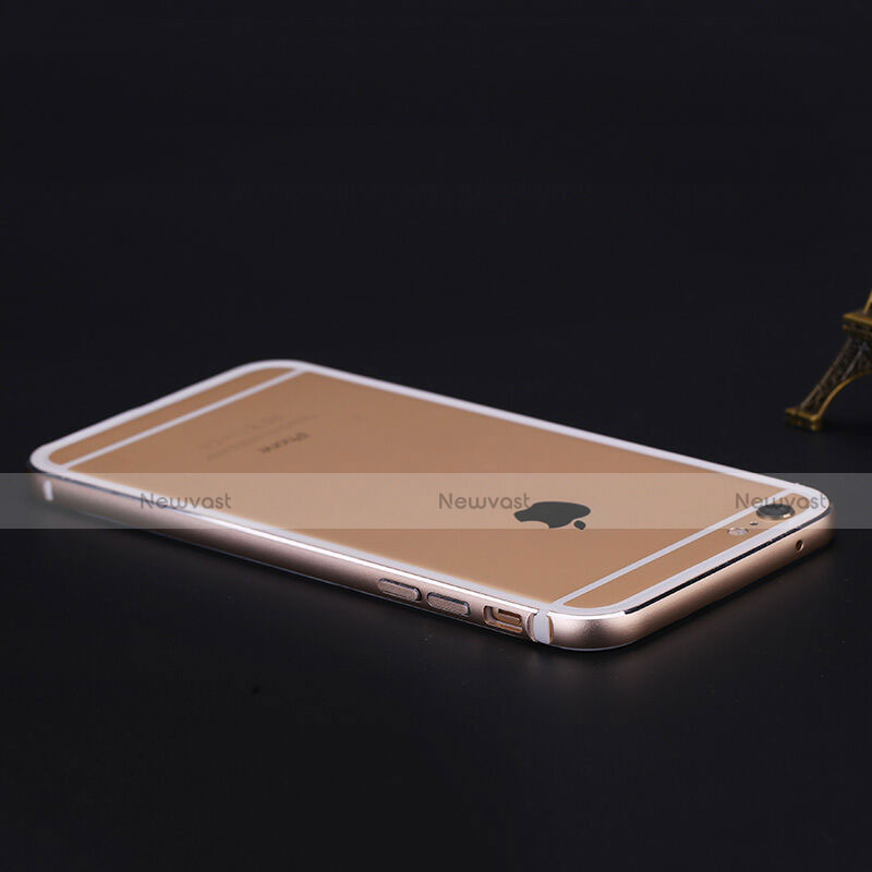 Luxury Aluminum Metal Frame Case for Apple iPhone 6 Gold