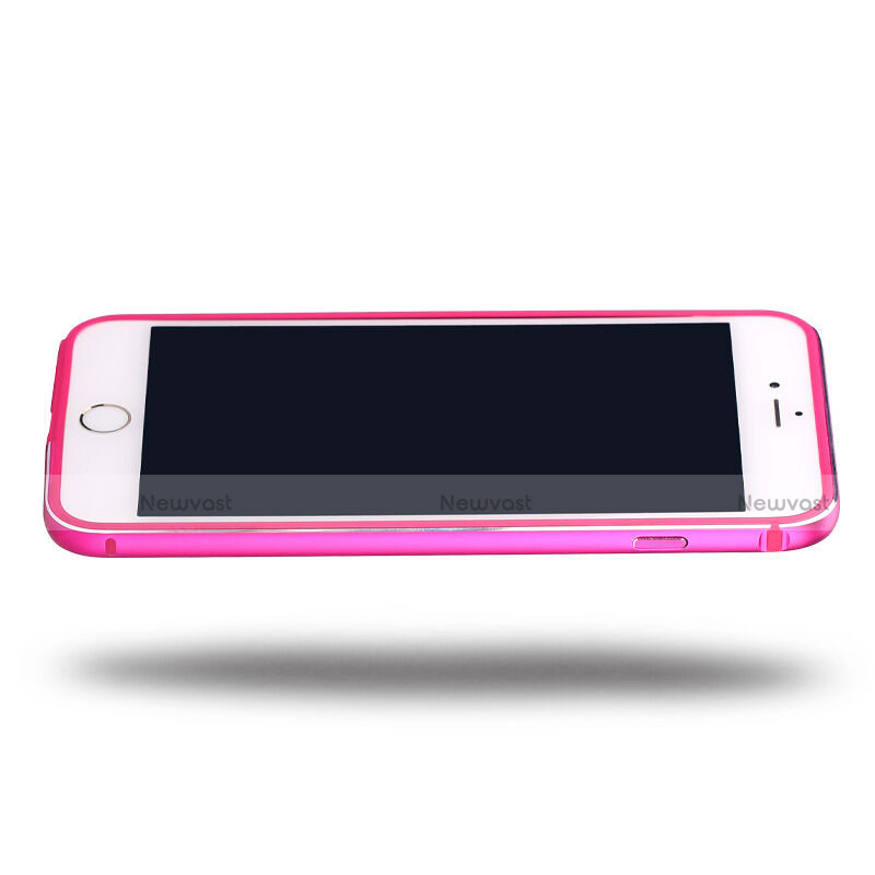 Luxury Aluminum Metal Frame Case for Apple iPhone 6 Hot Pink