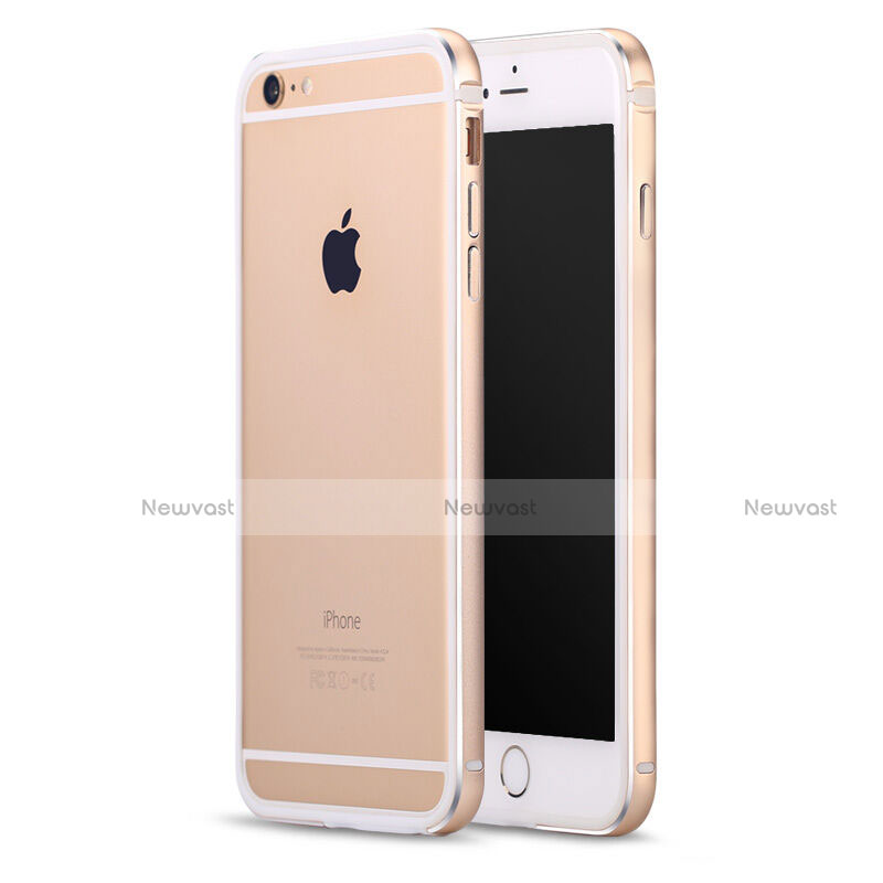 Luxury Aluminum Metal Frame Case for Apple iPhone 6 Plus Gold