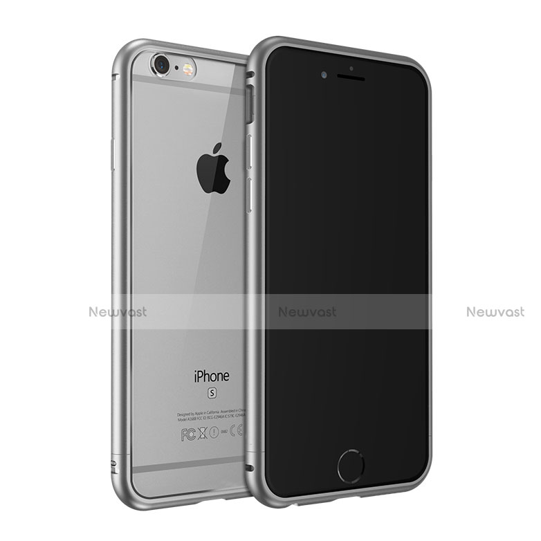 Luxury Aluminum Metal Frame Case for Apple iPhone 6S Plus Gray