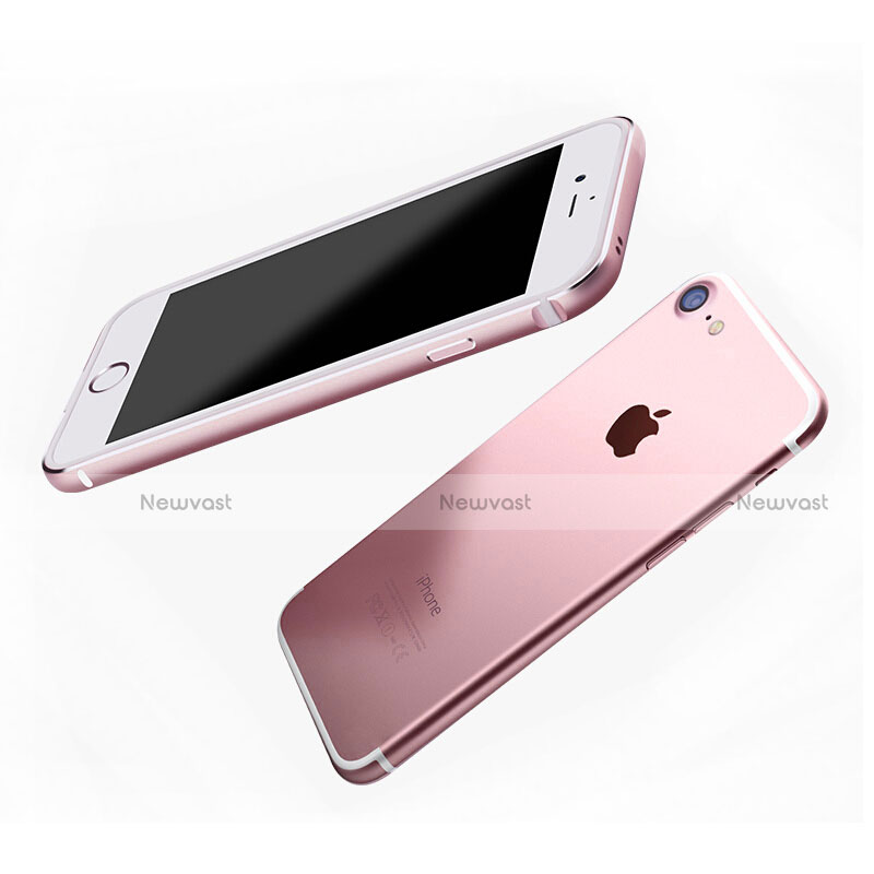 Luxury Aluminum Metal Frame Case for Apple iPhone 8 Rose Gold