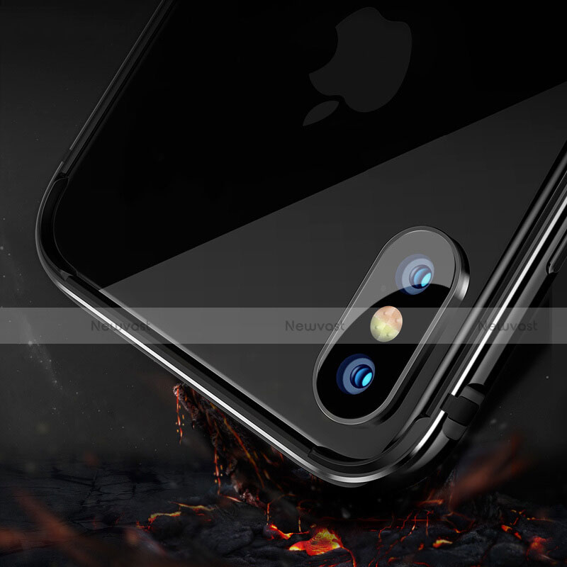 Luxury Aluminum Metal Frame Case for Apple iPhone X Black