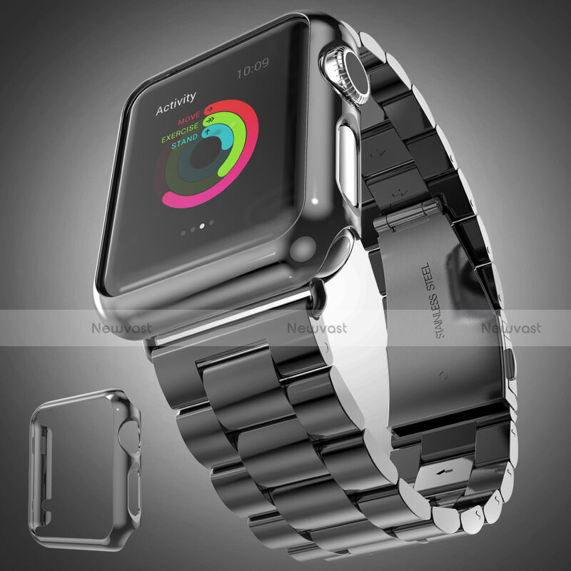 Luxury Aluminum Metal Frame Case for Apple iWatch 2 38mm Gray