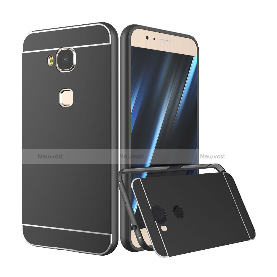 Luxury Aluminum Metal Frame Case for Huawei GX8 Black