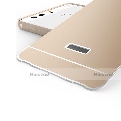 Luxury Aluminum Metal Frame Case for Huawei P9 Gold