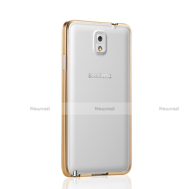 Luxury Aluminum Metal Frame Case for Samsung Galaxy Note 3 N9000 Gold