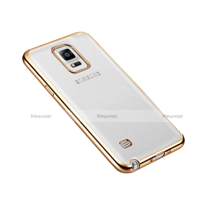 Luxury Aluminum Metal Frame Case for Samsung Galaxy Note 4 SM-N910F Gold