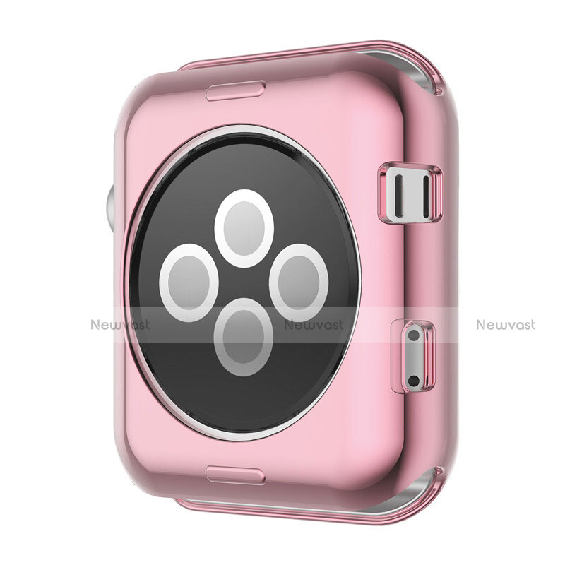 Luxury Aluminum Metal Frame Cover A01 for Apple iWatch 2 38mm Pink