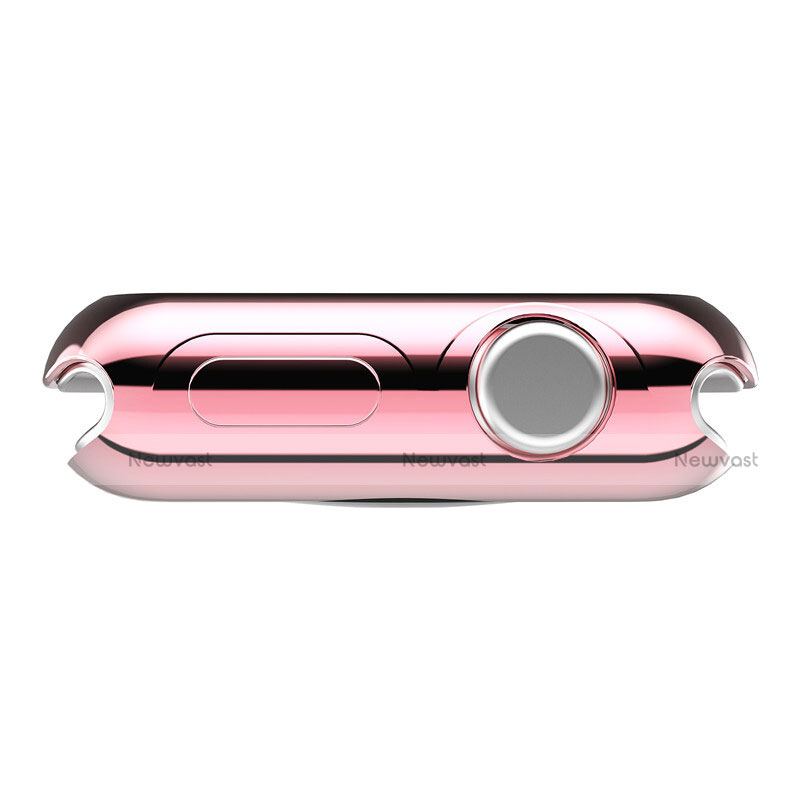 Luxury Aluminum Metal Frame Cover A01 for Apple iWatch 2 38mm Pink