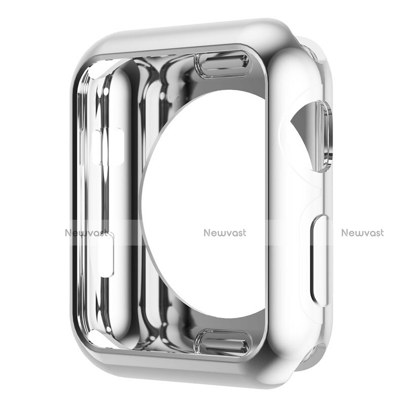 Luxury Aluminum Metal Frame Cover A01 for Apple iWatch 2 42mm Silver