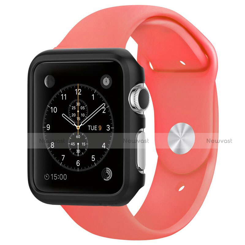 Luxury Aluminum Metal Frame Cover C01 for Apple iWatch 3 38mm Black