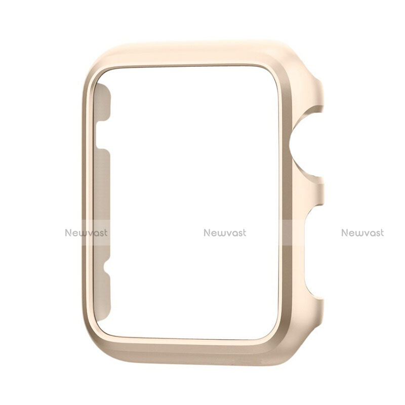 Luxury Aluminum Metal Frame Cover C01 for Apple iWatch 3 38mm Gold