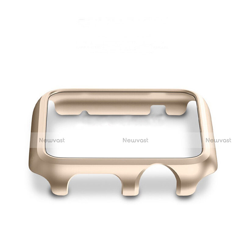 Luxury Aluminum Metal Frame Cover C01 for Apple iWatch 3 38mm Gold