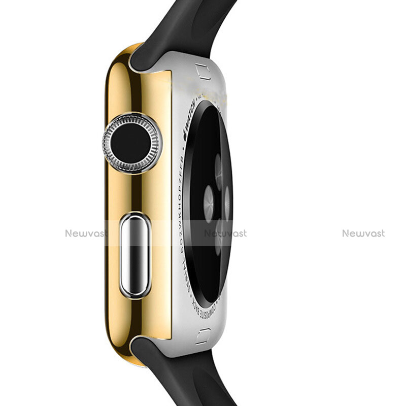 Luxury Aluminum Metal Frame Cover C02 for Apple iWatch 42mm Gold