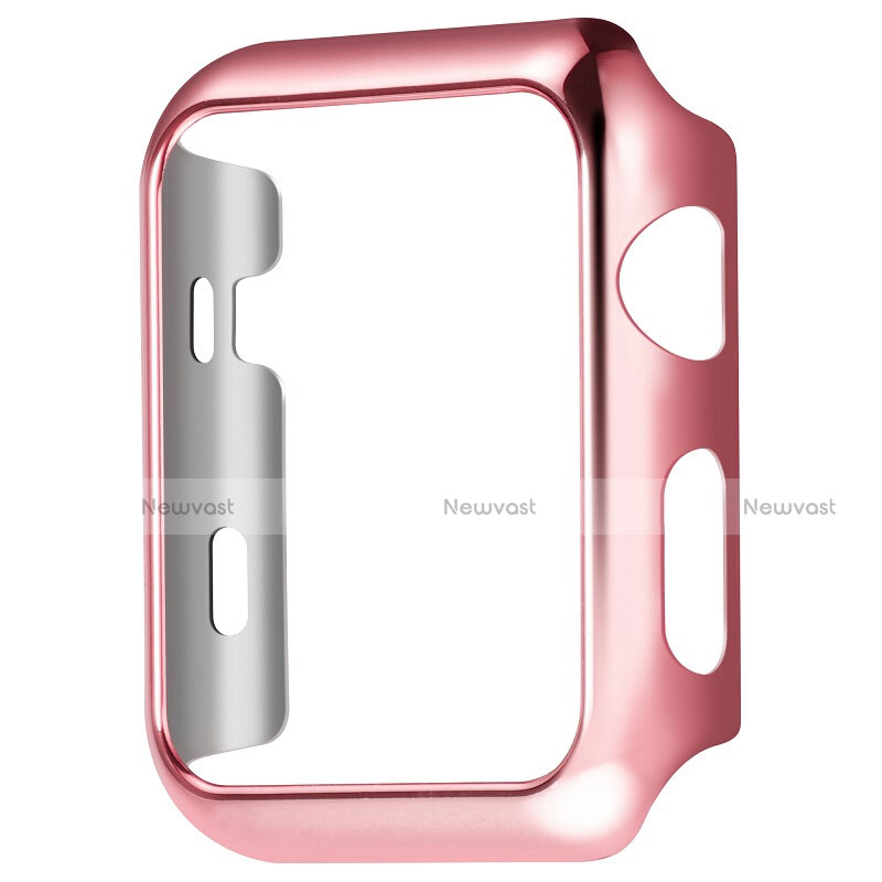 Luxury Aluminum Metal Frame Cover C03 for Apple iWatch 2 42mm Pink