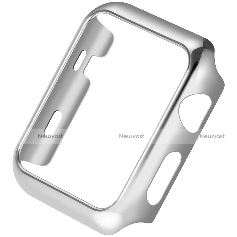 Luxury Aluminum Metal Frame Cover C03 for Apple iWatch 2 42mm Silver