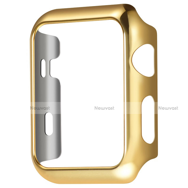 Luxury Aluminum Metal Frame Cover C03 for Apple iWatch 3 38mm Gold