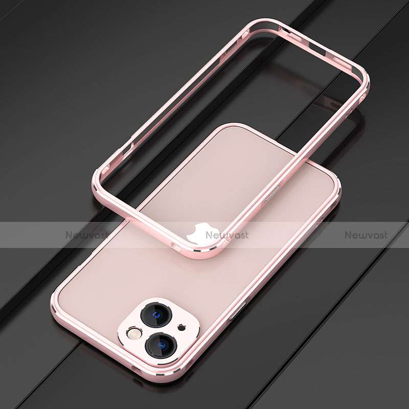 Luxury Aluminum Metal Frame Cover Case A01 for Apple iPhone 13