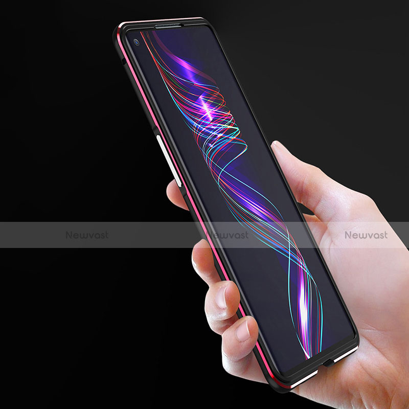 Luxury Aluminum Metal Frame Cover Case A01 for Oppo Reno3 Pro