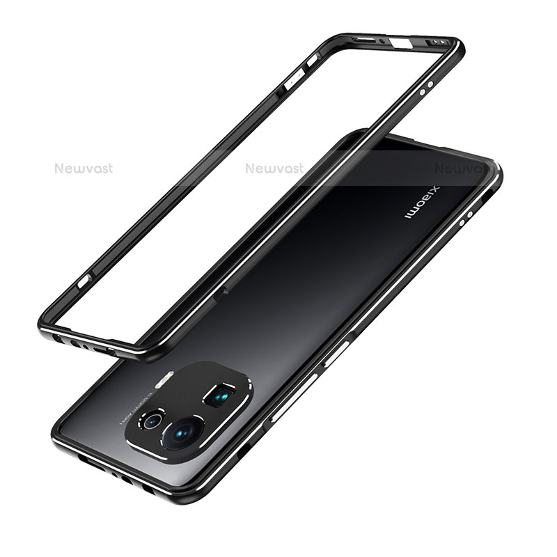 Luxury Aluminum Metal Frame Cover Case A01 for Xiaomi Mi 11 Pro 5G Black