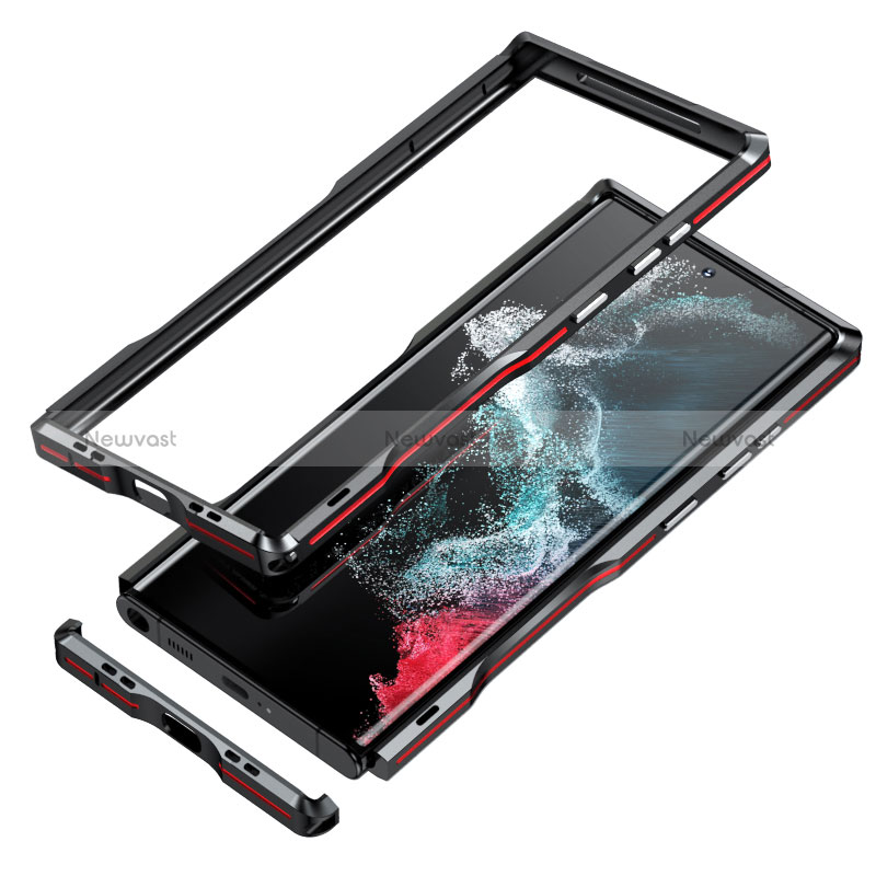 Luxury Aluminum Metal Frame Cover Case A03 for Samsung Galaxy S24 Ultra 5G