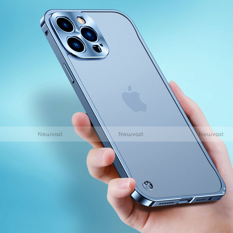 Luxury Aluminum Metal Frame Cover Case A04 for Apple iPhone 13