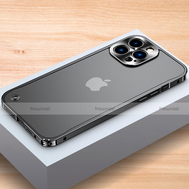 Luxury Aluminum Metal Frame Cover Case A04 for Apple iPhone 13 Pro