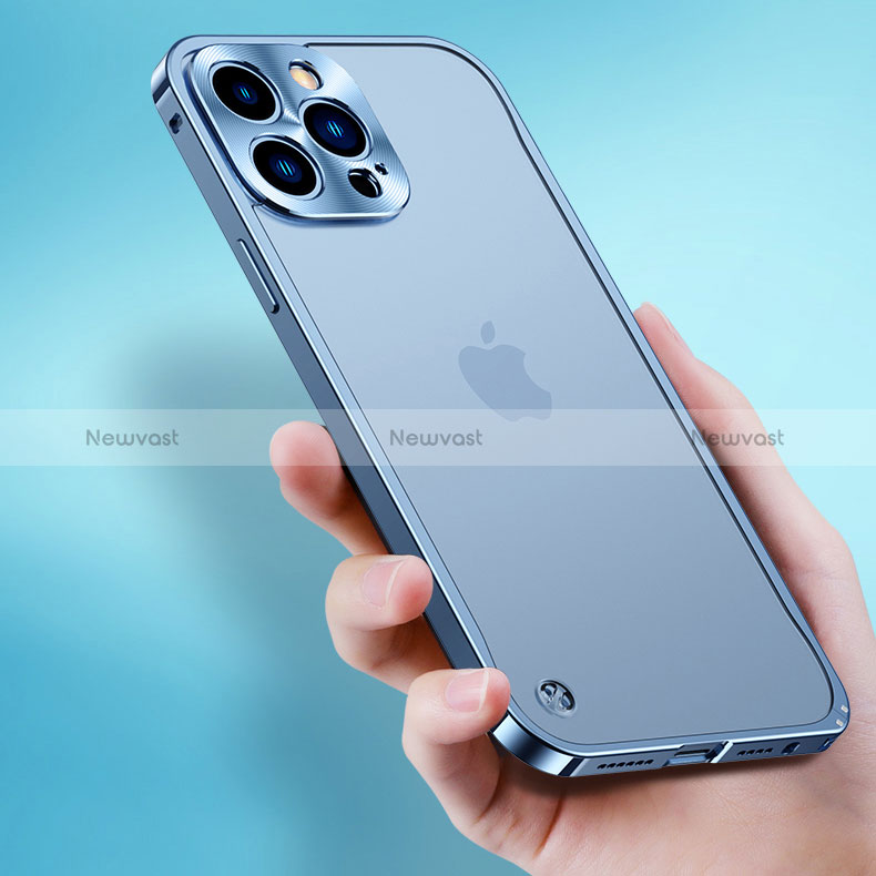 Luxury Aluminum Metal Frame Cover Case A04 for Apple iPhone 15