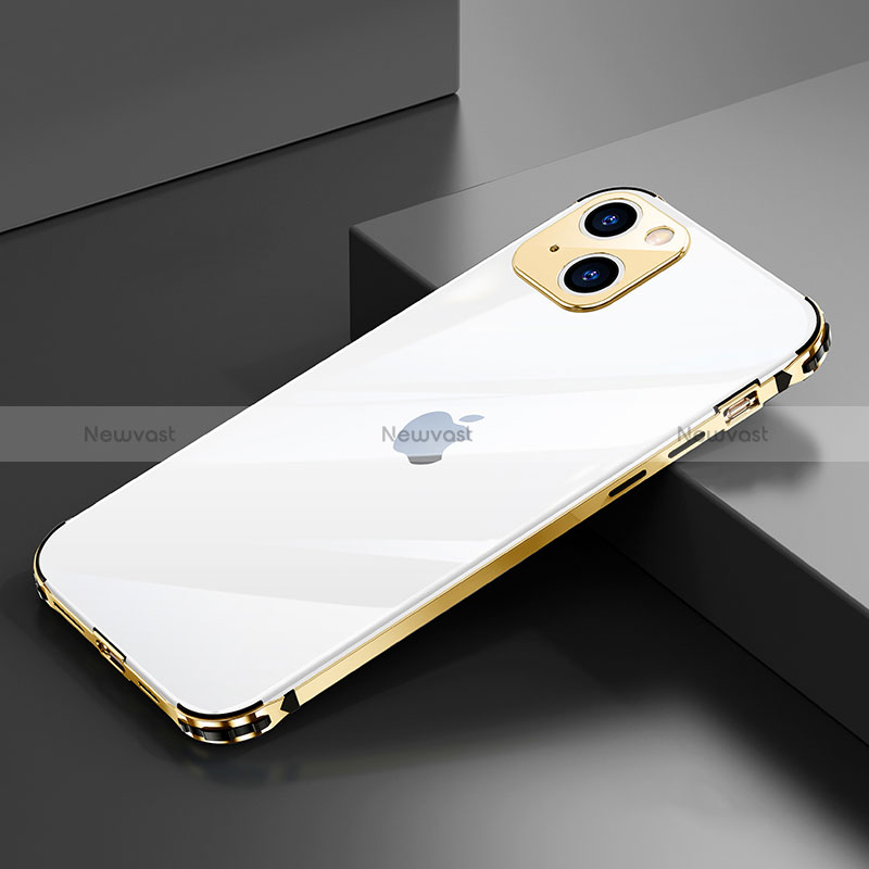 Luxury Aluminum Metal Frame Cover Case A06 for Apple iPhone 15