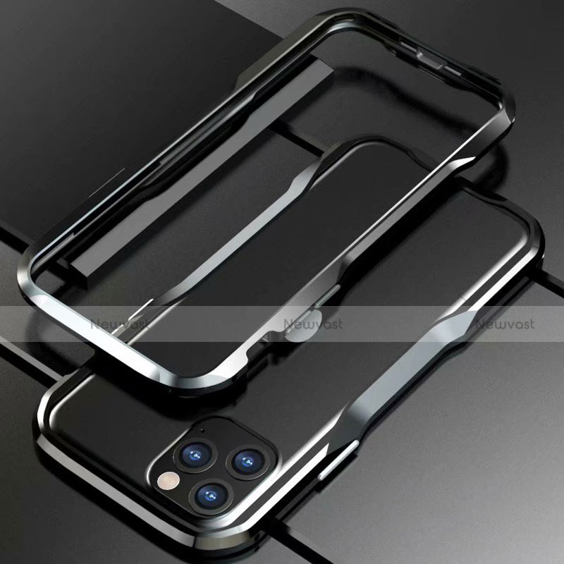 Luxury Aluminum Metal Frame Cover Case for Apple iPhone 11 Pro Black