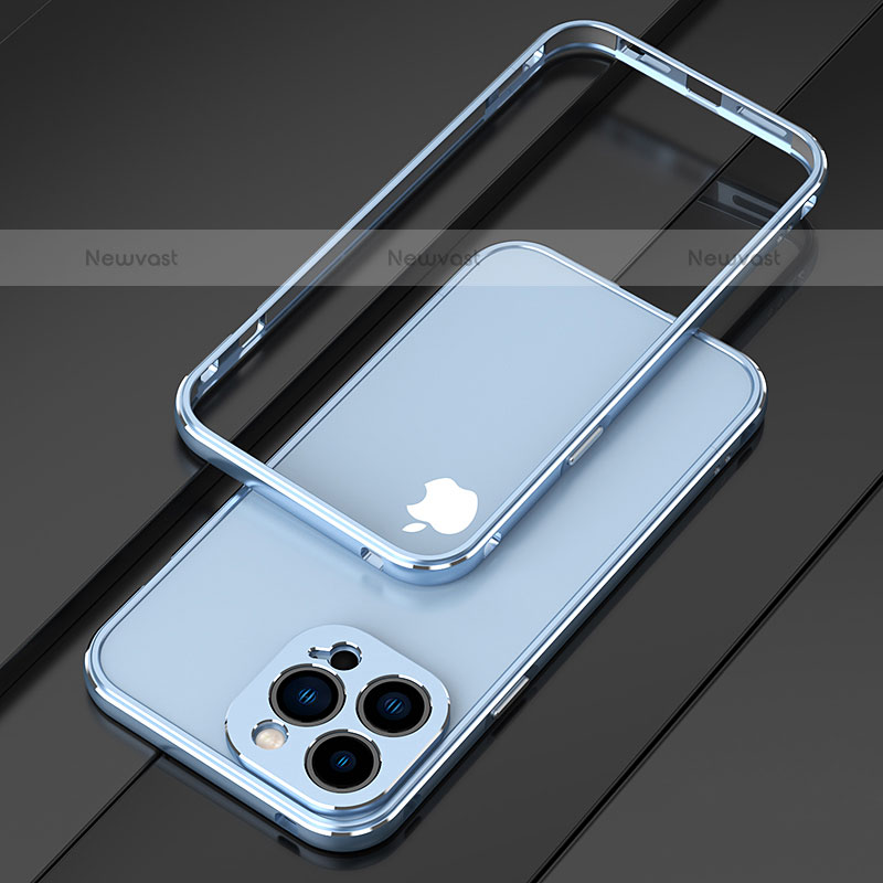 Luxury Aluminum Metal Frame Cover Case for Apple iPhone 15 Pro