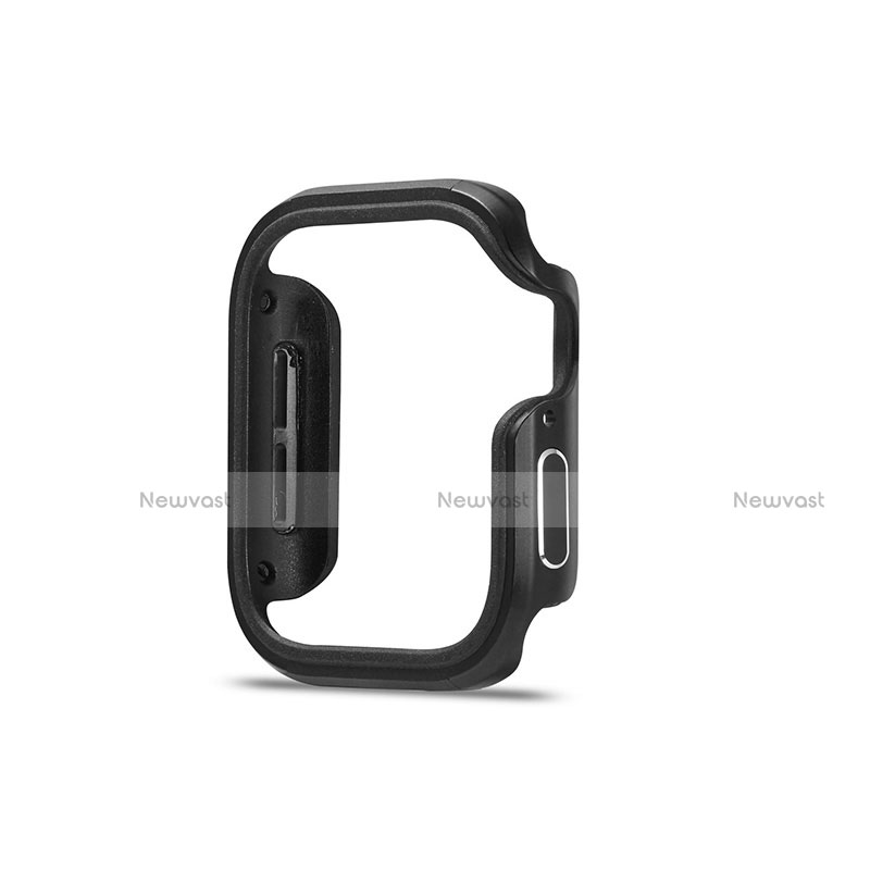 Luxury Aluminum Metal Frame Cover Case for Apple iWatch 5 40mm Black