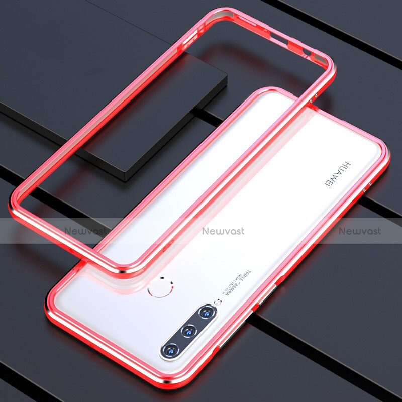 Luxury Aluminum Metal Frame Cover Case for Huawei Nova 4e Rose Gold