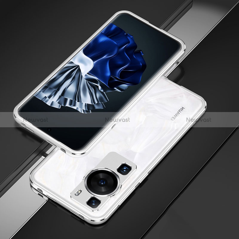 Luxury Aluminum Metal Frame Cover Case for Huawei P60